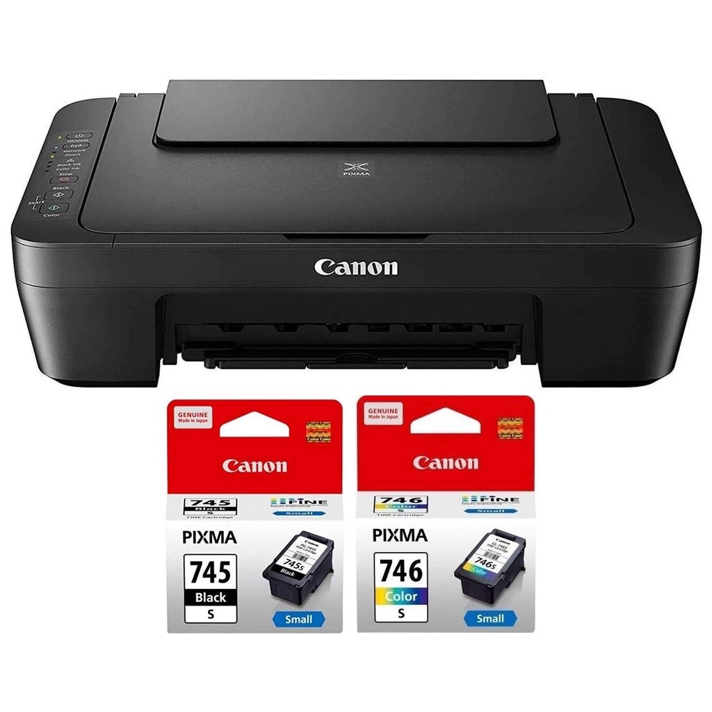 Canon PIXMA MG3070S Wireless All-In-One (Print/Scan/Copy) Home Use Color Inkjet Printer with Low-Cost Cartridges